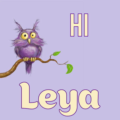 Открытка Leya Hi