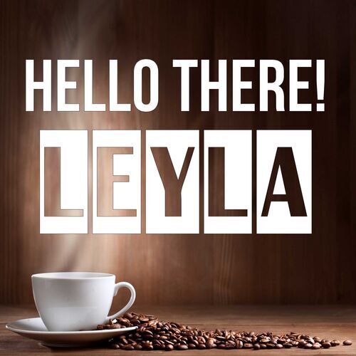 Открытка Leyla Hello there!