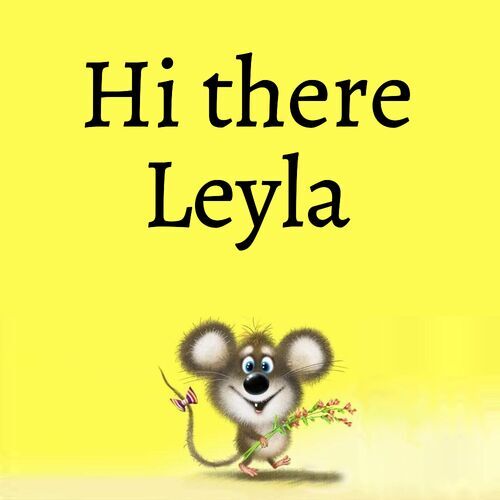 Открытка Leyla Hi there