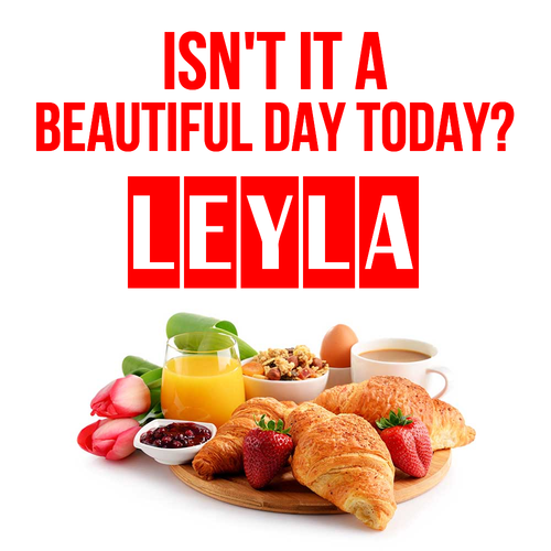 Открытка Leyla Isn