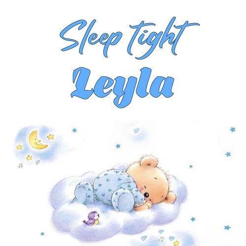 Открытка Leyla Sleep tight