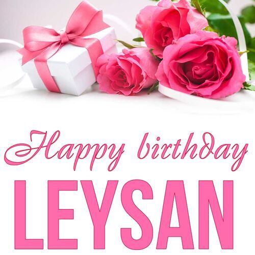 Открытка Leysan Happy birthday