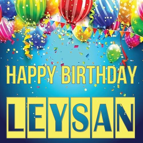 Открытка Leysan Happy birthday