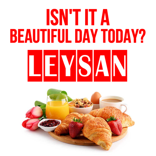 Открытка Leysan Isn