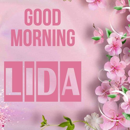 Открытка Lida Good morning