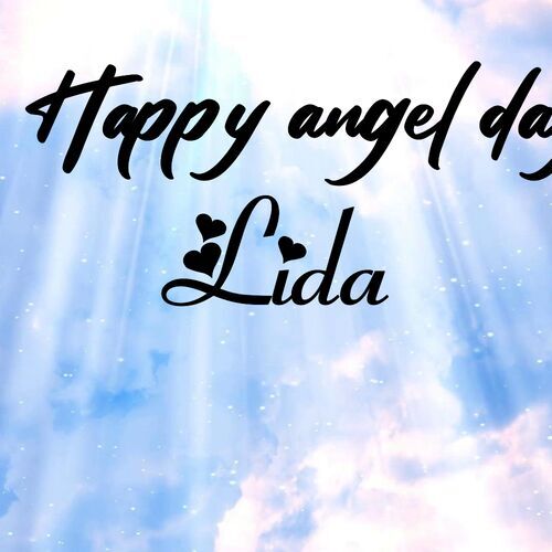 Открытка Lida Happy angel day