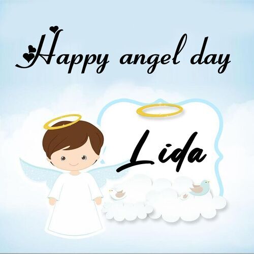 Открытка Lida Happy angel day