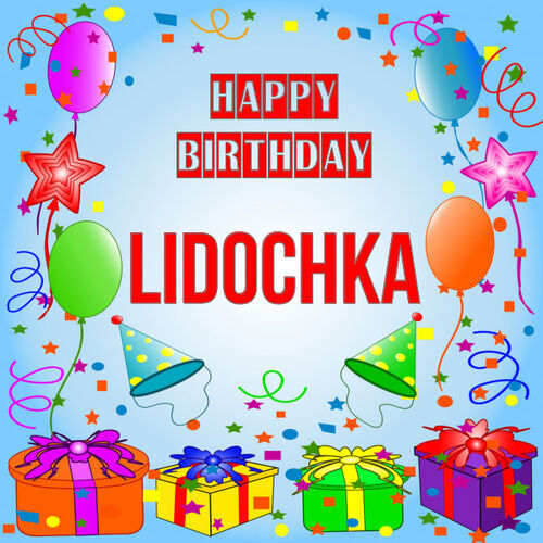 Открытка Lidochka Happy birthday