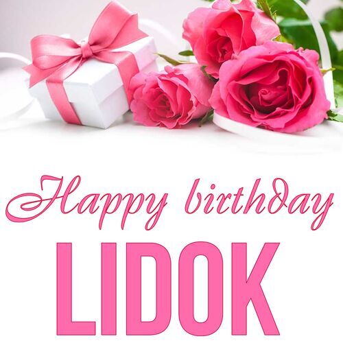 Открытка Lidok Happy birthday