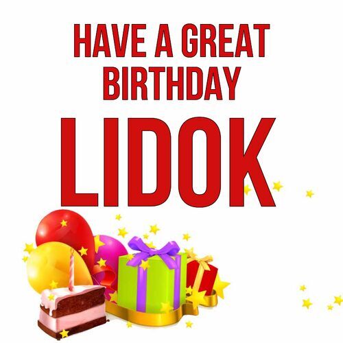 Открытка Lidok Have a great birthday