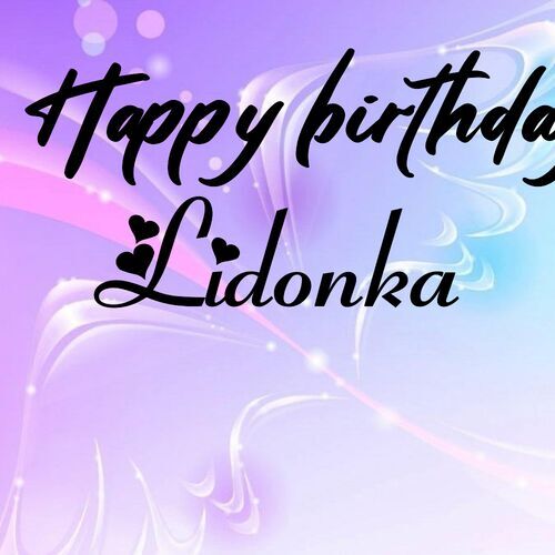 Открытка Lidonka Happy birthday