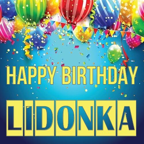 Открытка Lidonka Happy birthday