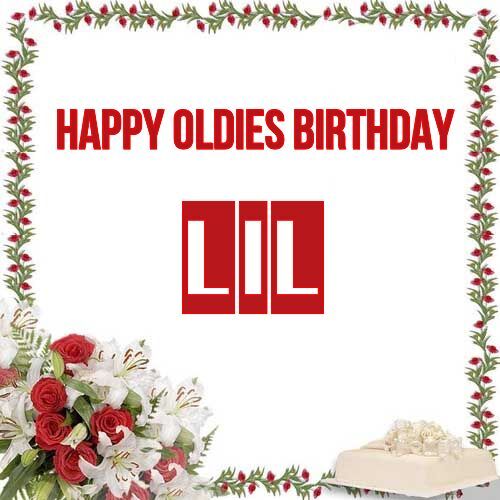 Открытка Lil Happy oldies birthday