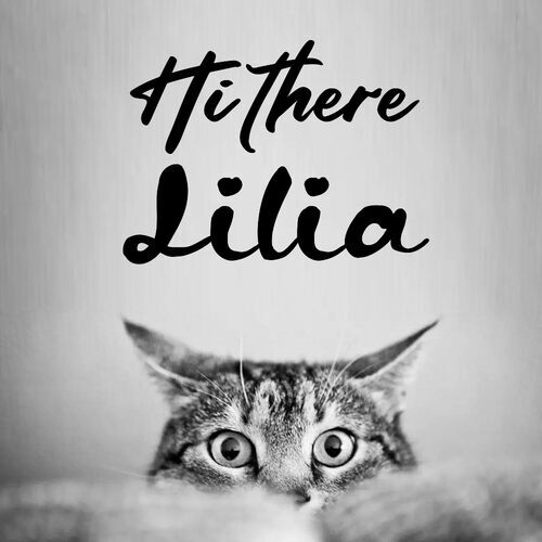 Открытка Lilia Hi there