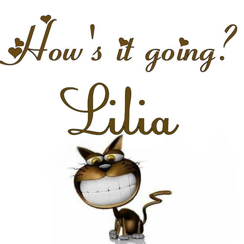 Открытка Lilia How