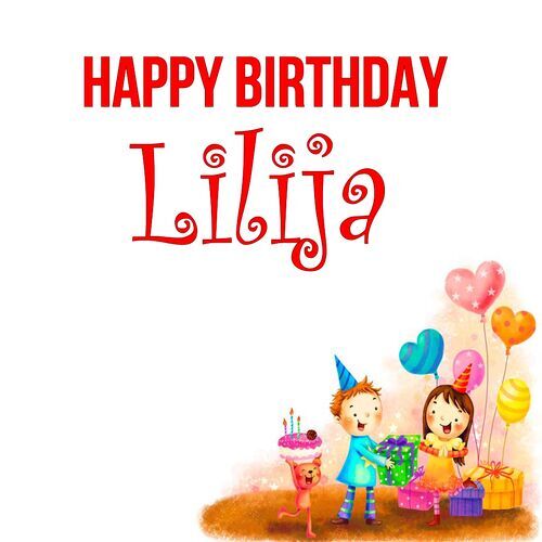 Открытка Lilija Happy birthday