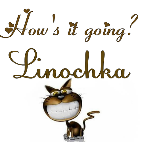 Открытка Linochka How