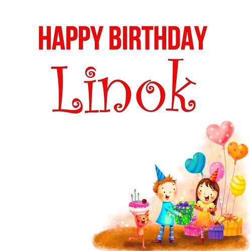 Открытка Linok Happy birthday