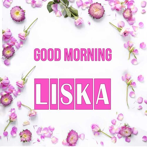 Открытка Liska Good morning