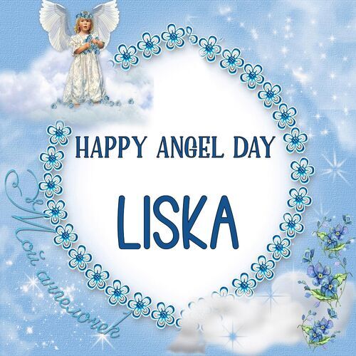 Открытка Liska Happy angel day