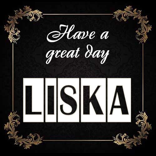 Открытка Liska Have a great day