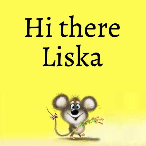 Открытка Liska Hi there