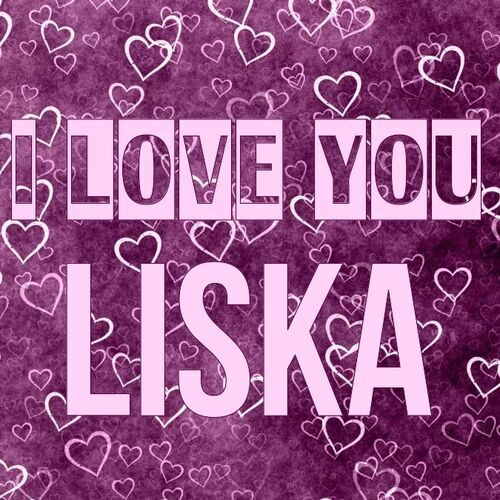 Открытка Liska I love you