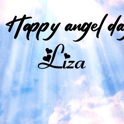 Открытка Liza Happy angel day