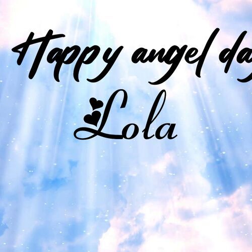 Открытка Lola Happy angel day