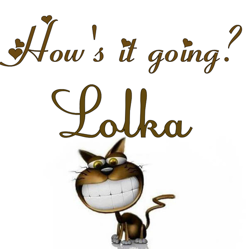 Открытка Lolka How