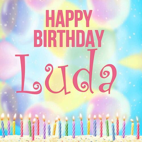 Открытка Luda Happy birthday