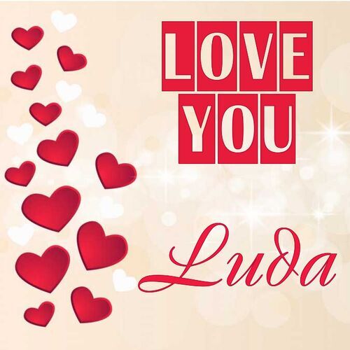 Открытка Luda Love you