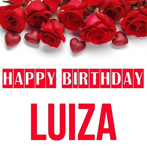 Открытка Luiza Happy birthday