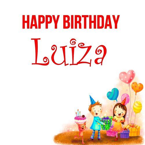 Открытка Luiza Happy birthday