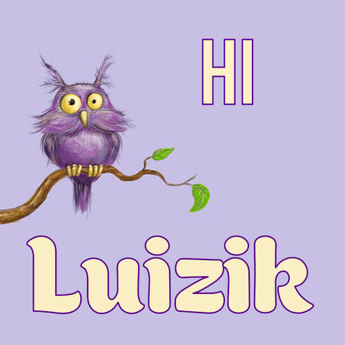 Открытка Luizik Hi