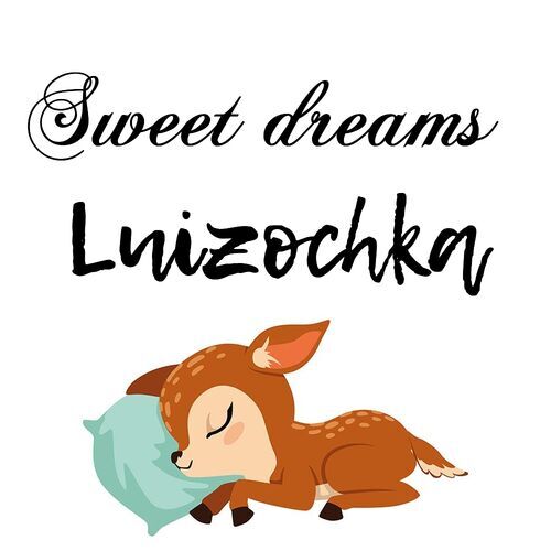 Открытка Luizochka Sweet dreams