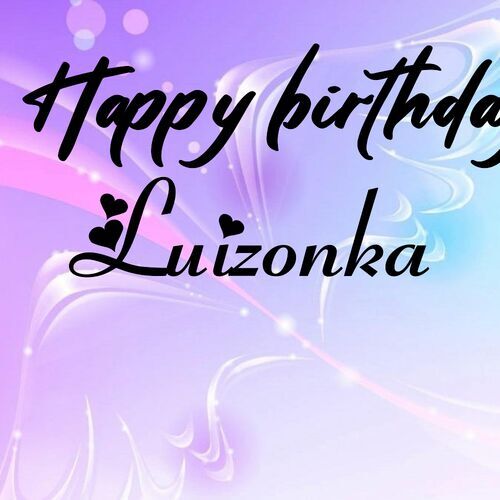 Открытка Luizonka Happy birthday