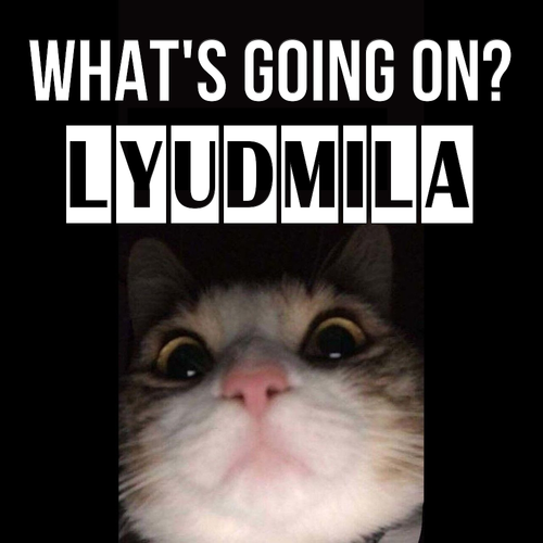 Открытка Lyudmila What