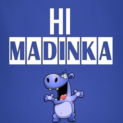 Открытка Madinka Hi