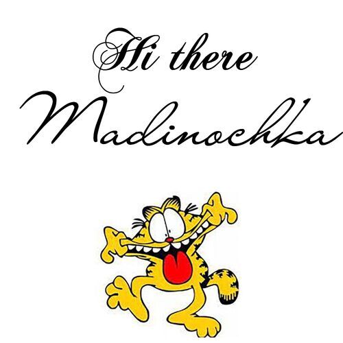 Открытка Madinochka Hi there