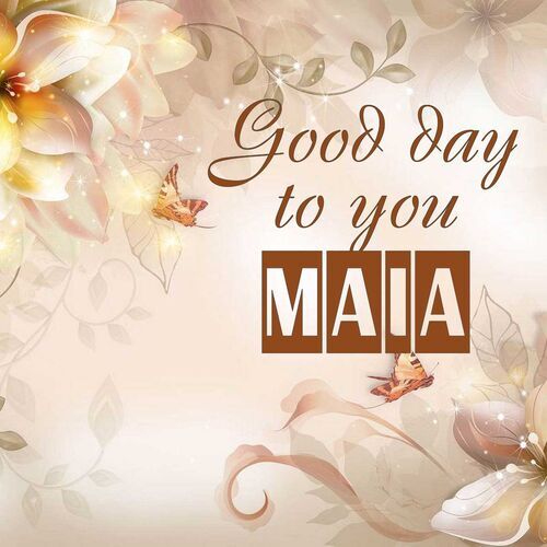 Открытка Maia Good day to you