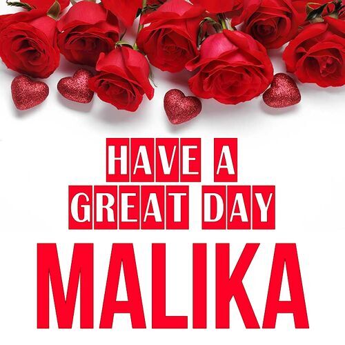 Открытка Malika Have a great day