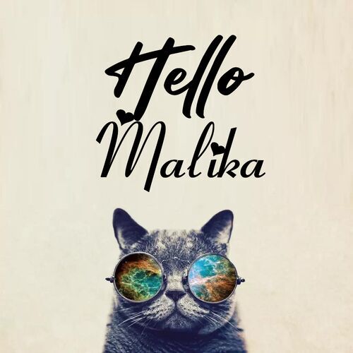 Открытка Malika Hello