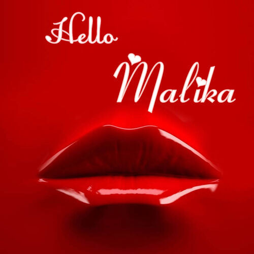 Открытка Malika Hello