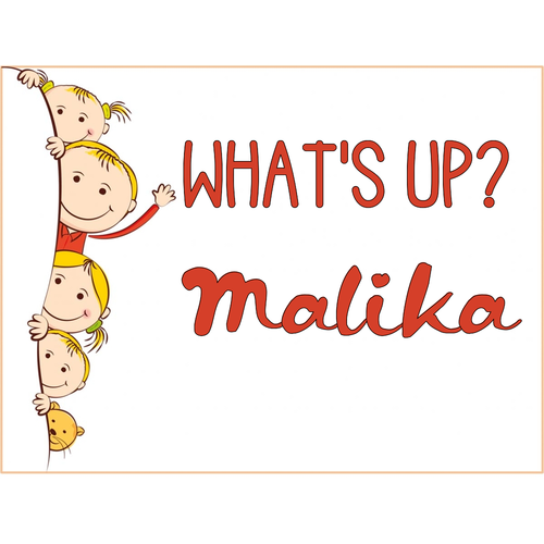 Открытка Malika What