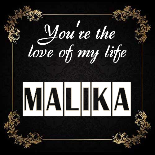 Открытка Malika You