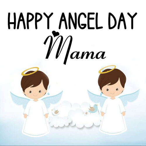 Открытка Mama Happy angel day