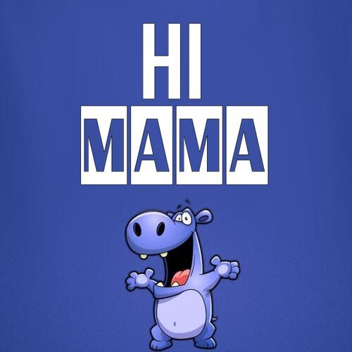 Открытка Mama Hi