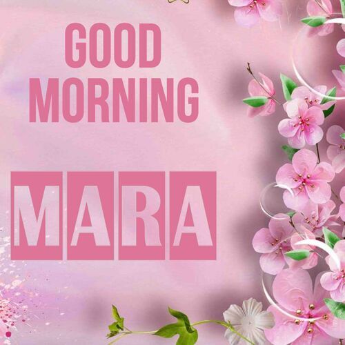 Открытка Mara Good morning