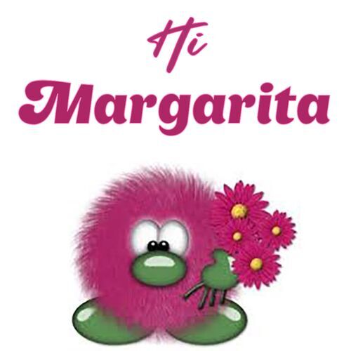 Открытка Margarita Hi